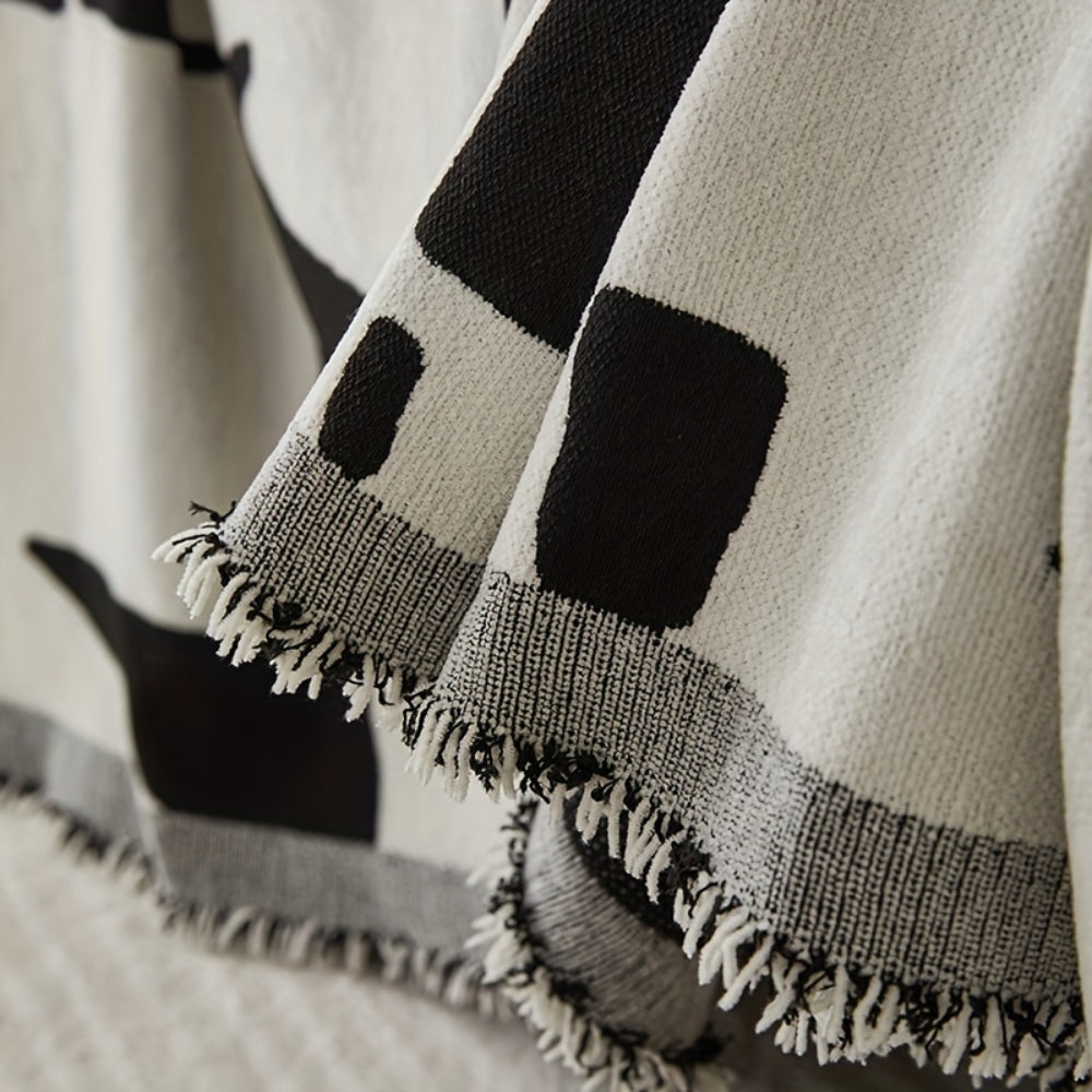 Wavy Stripe Boho Sofa Cover