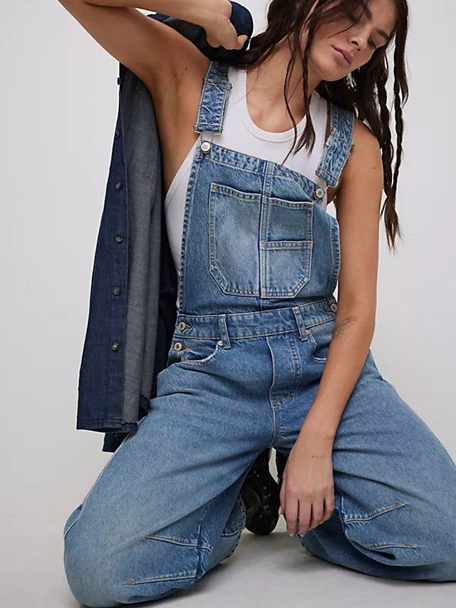 Good Luck Barrel Overalls