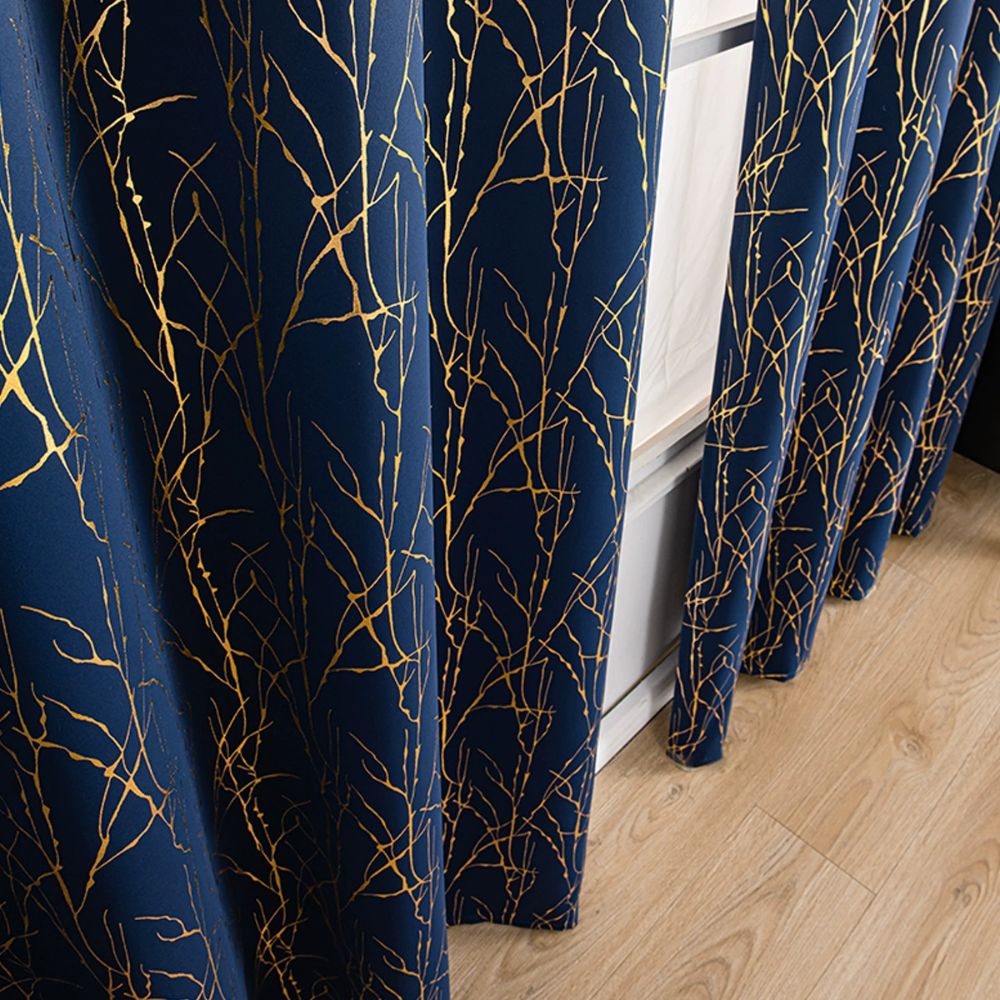 Whispering Forest Vein Blackout Curtain