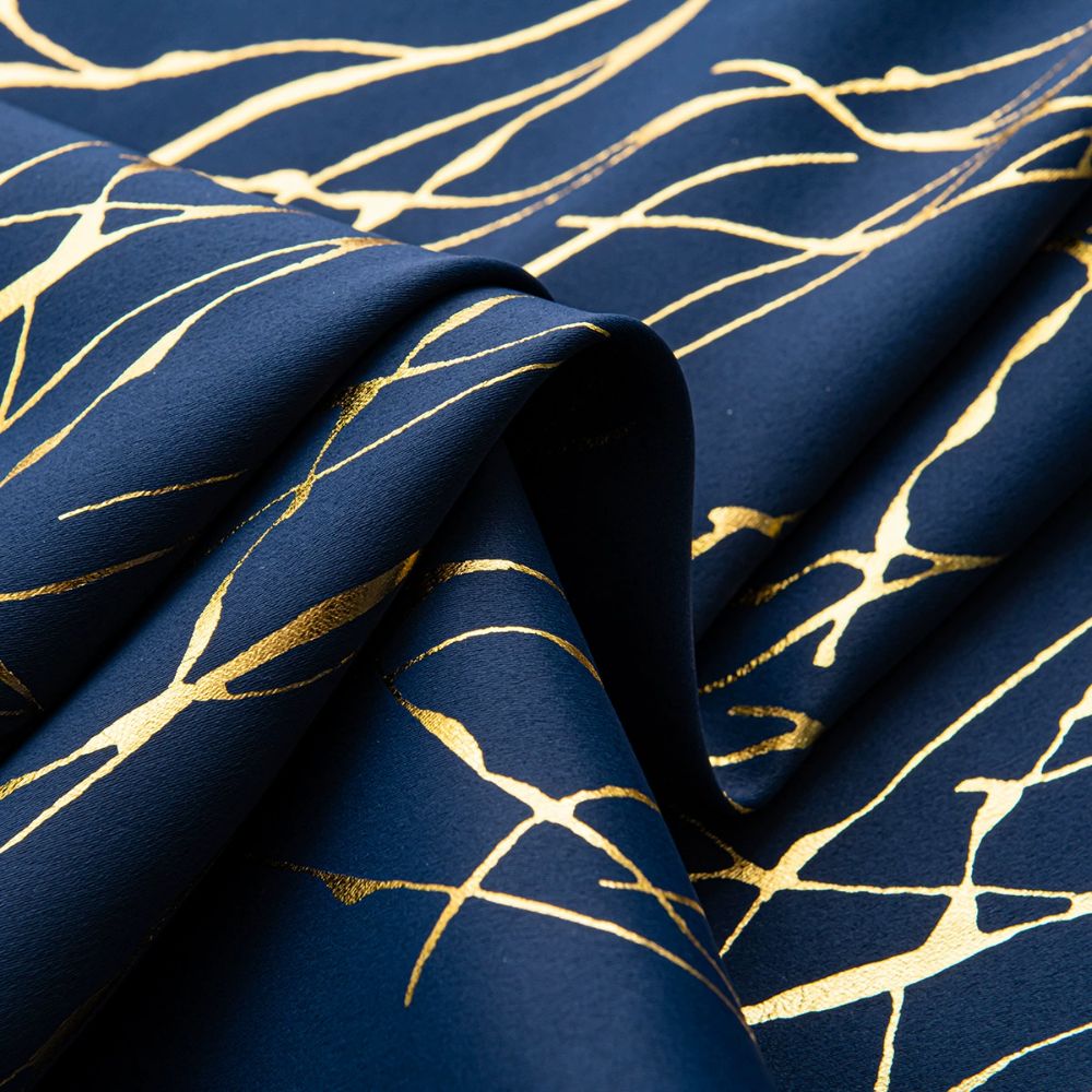 Whispering Forest Vein Blackout Curtain