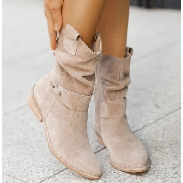 Danna™ | Zipper ankle boots with low heel