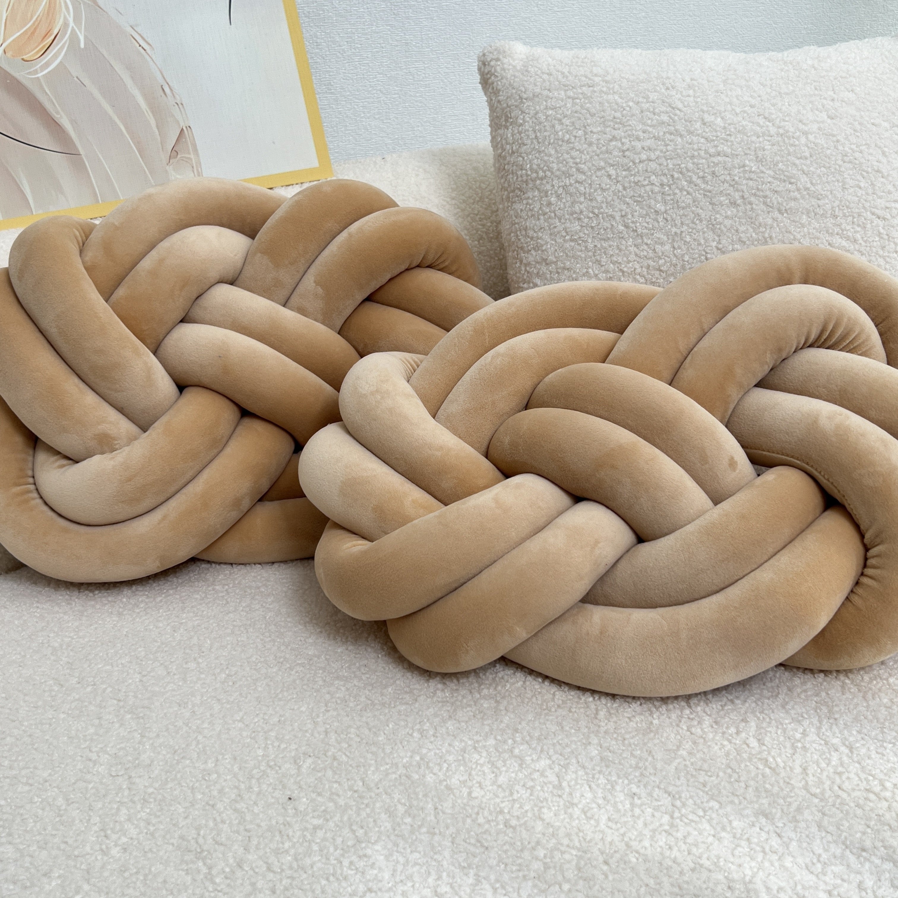 Decorative Button Ball Cushions for Sofa and Bed