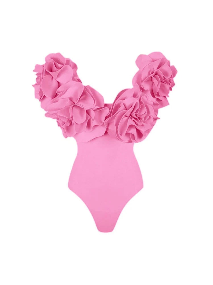 Strapless Solid Color Luxe One-Piece