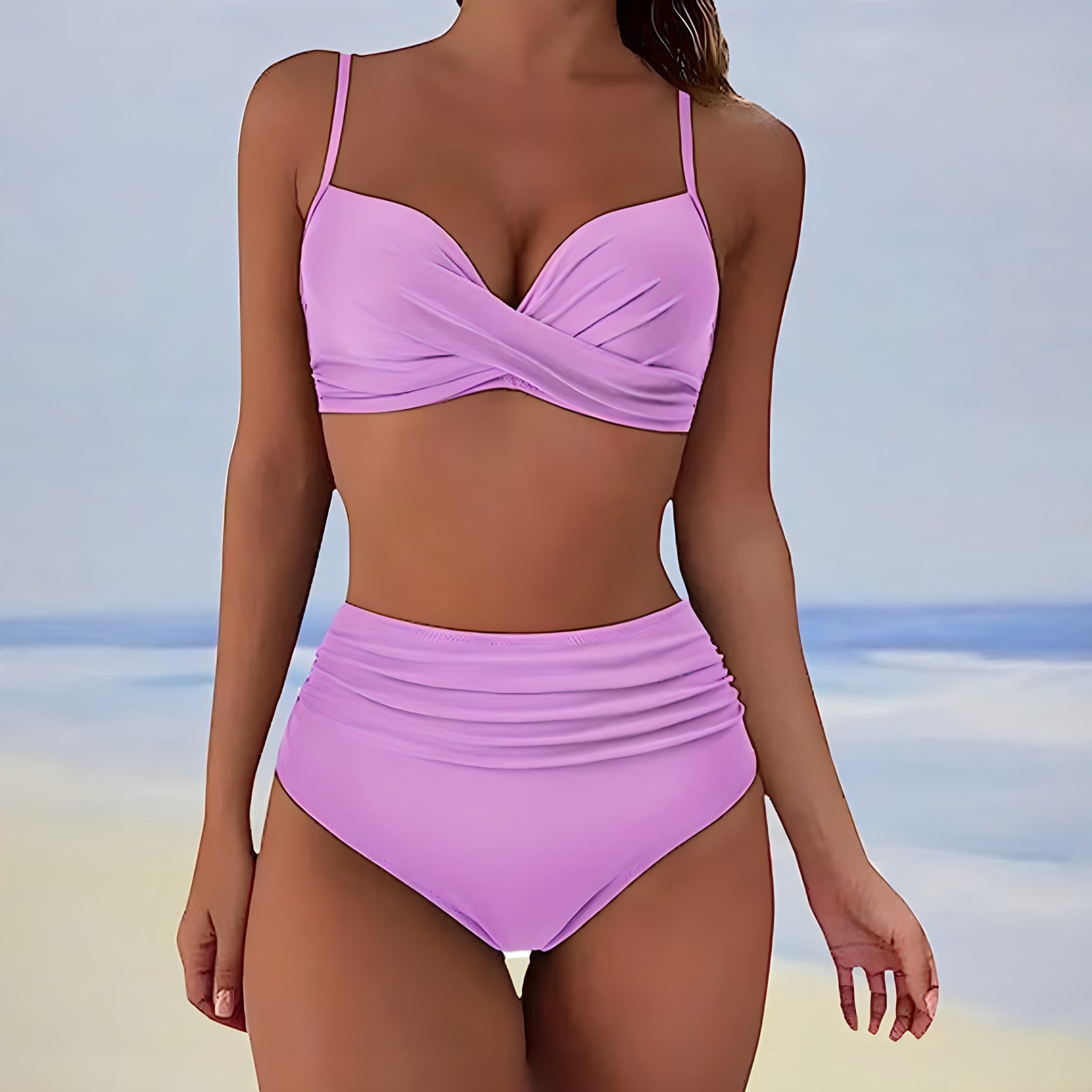 Aveline | Stylish bikini with a high waist