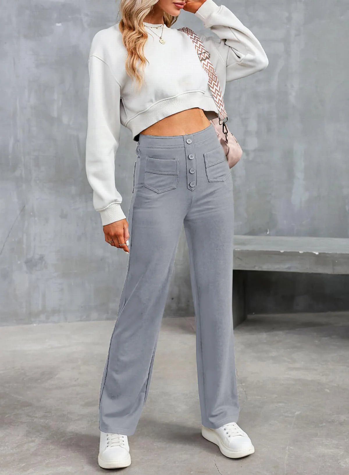 ComfortFit™ | Stretch pants with high waist