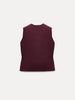 Knitted Vest And Pleated Skirt