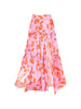 Ruffle Trim Beach Vacation Printed Swimsuit Set