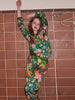 Green Forest Garden Pajama Set