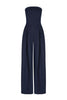 Blue Tube Top Jumpsuit