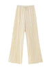 Sleeveless Halter Top High Waist Casual Wide Leg Trousers Suit