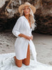 Striped Shirt Beach Cover Up Cutie Tunic