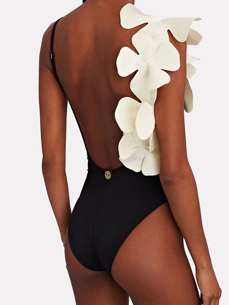 Tie Fresh Floral Swimsuit Set