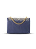 Jacquard Star Rhinestone Chain Crossbody Shoulder Bag