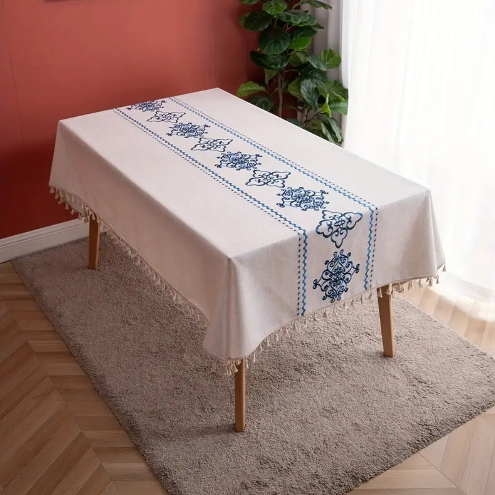 Sorella Luxe Embroidered Tablecloth