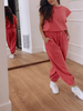 Backless corset jumpsuit