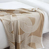 Snuggle Maze Knit Blanket