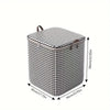 Houndstooth Collapsible Storage Box