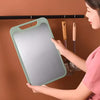 Double-sided metallic cutting board – durable kitchen chopping surface for vegetables, fruits, and meat