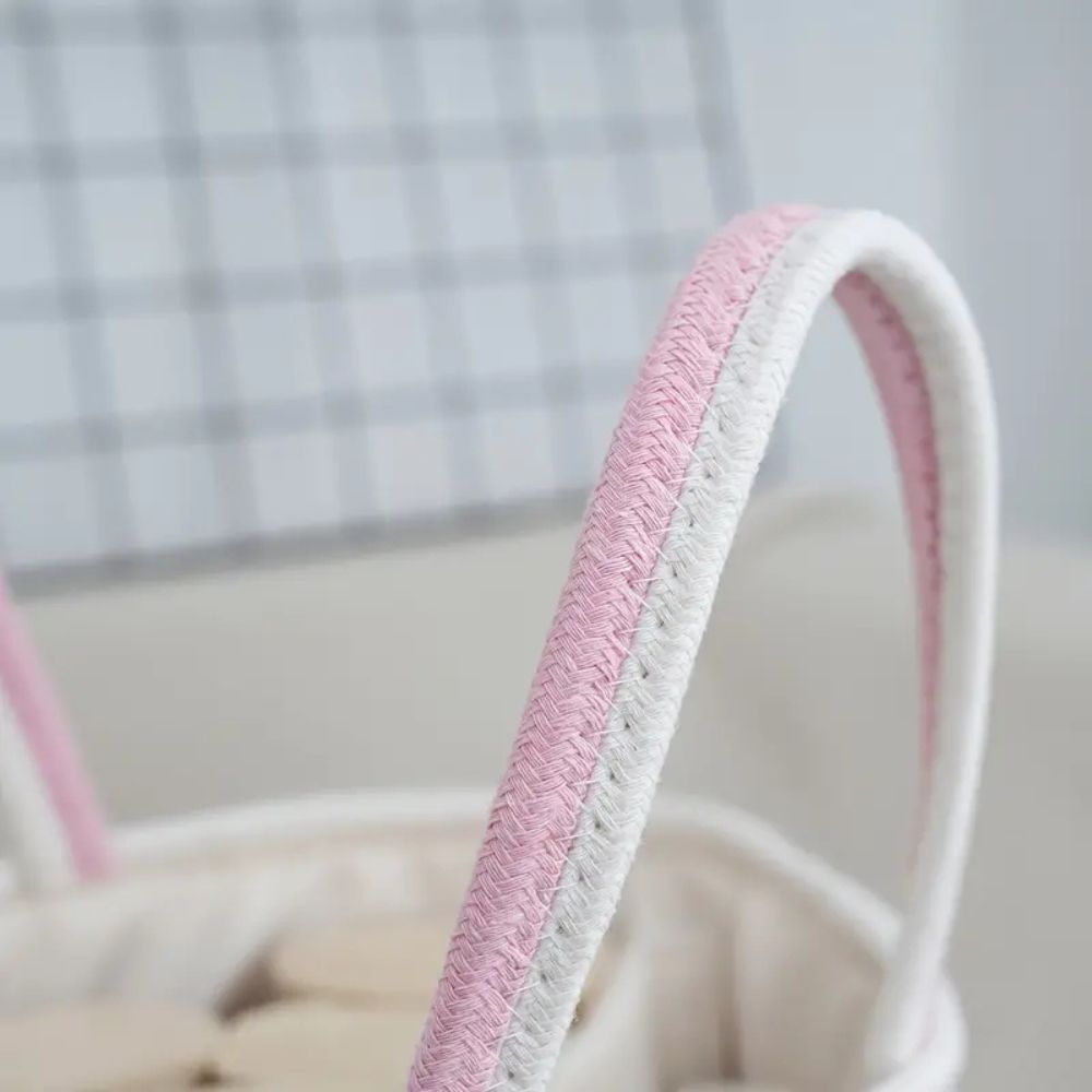 Lace Trim Baby Caddy Organizer