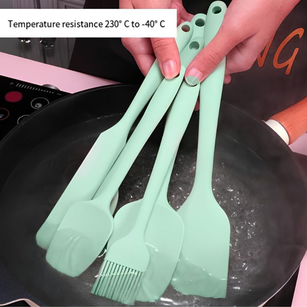 Flexible Silicone Spatula Set | 6 Pcs Set
