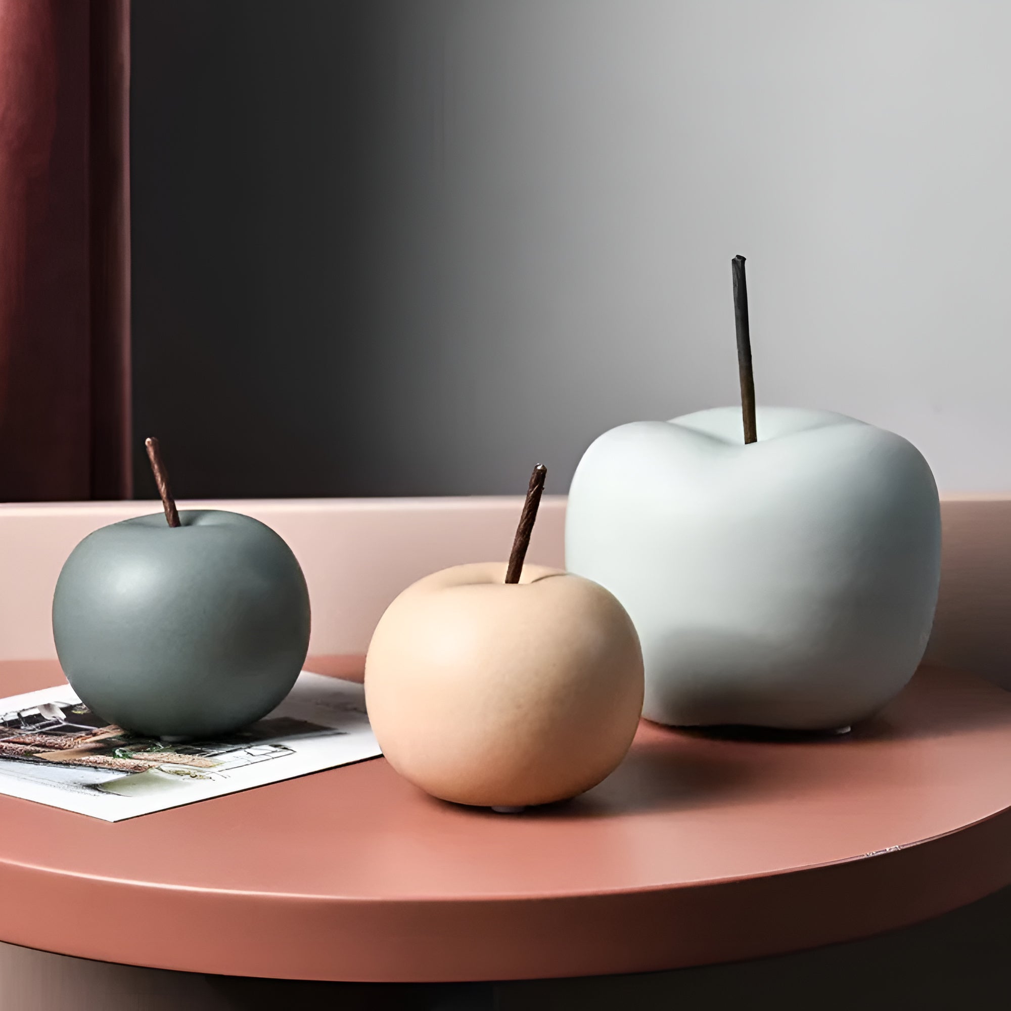 Apple Ceramic Ornaments