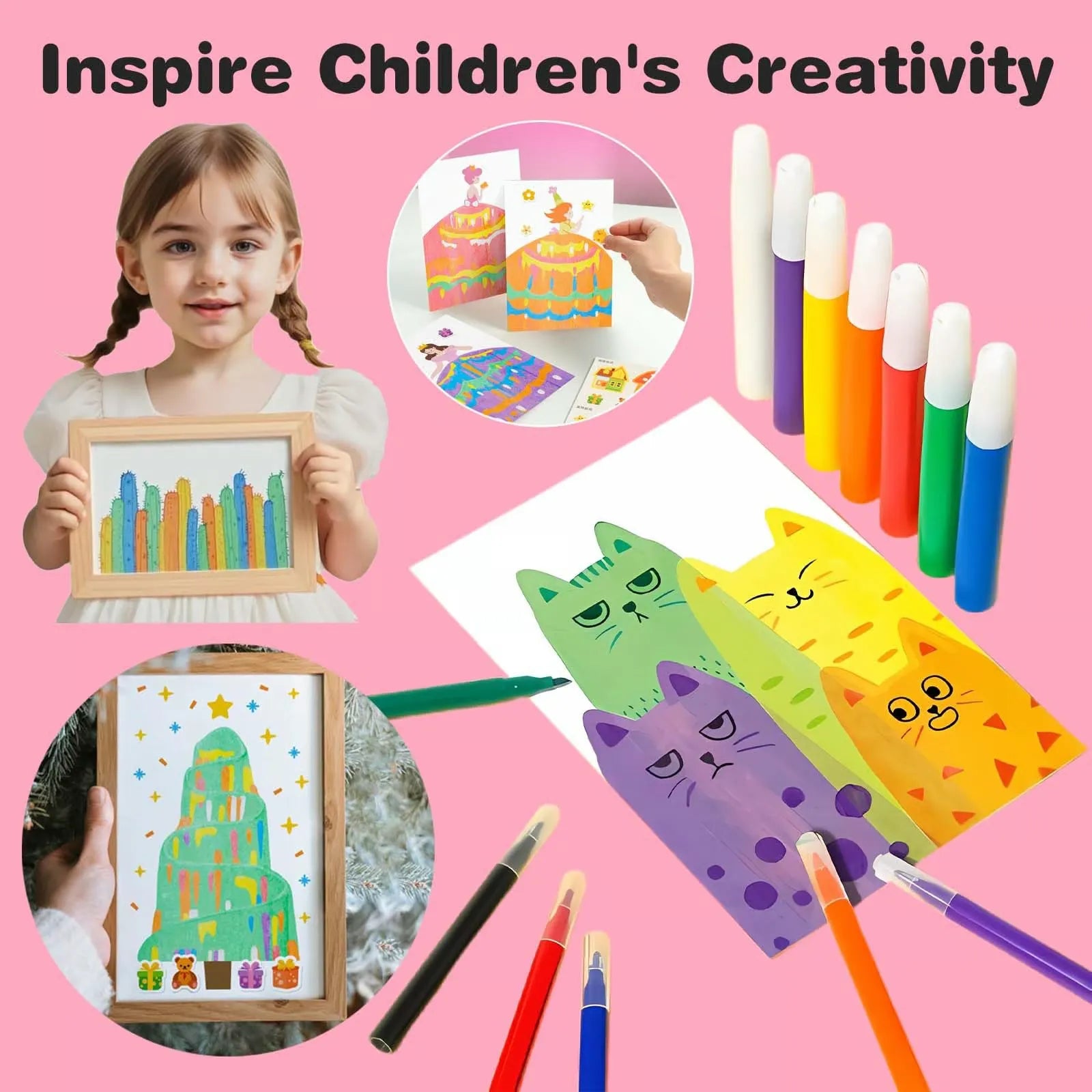 Creative Kids’ Squeegee Painting Set | Unleash the Artistic Fun!