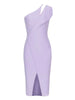 Asymmetrical Bandage Evening Dress