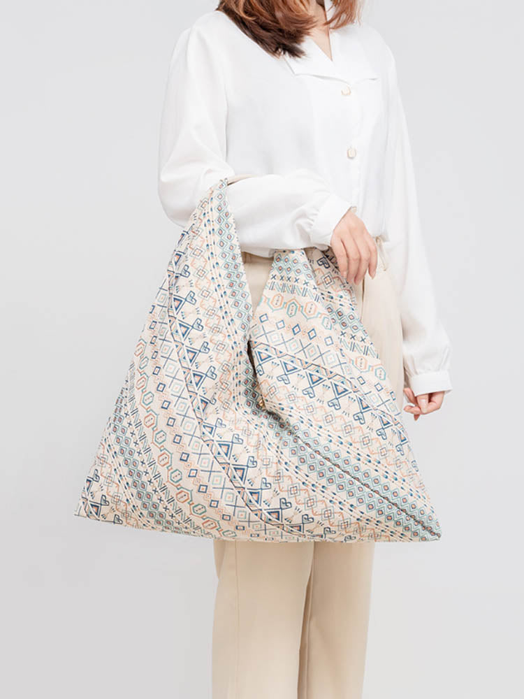 Canvas Triangle Bag - Printed