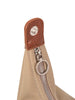 Colorblock PU Leather Dumpling Shoulder & Crossbody Bag