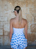 Printed One-Piece Shorts Swimsuit Set