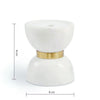 Colette Hourglass Candle Holder