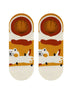 Cartoon Kitty Boat Socks