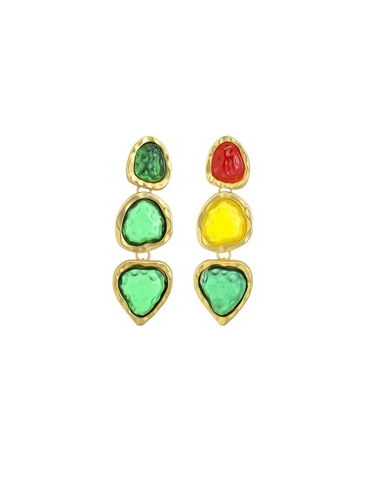 Rhinestone Ruched Shiny One-Piece Swimsuit