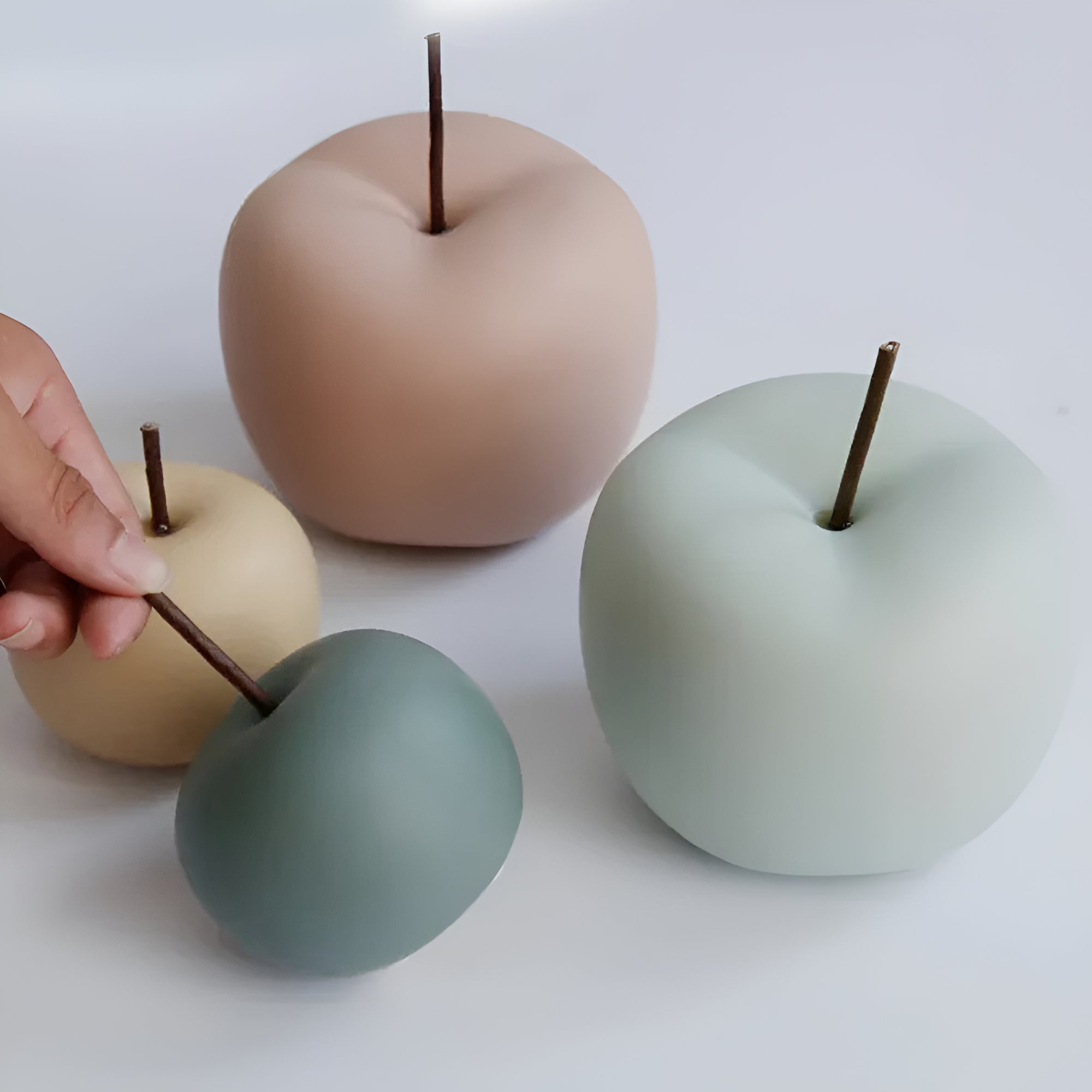 Apple Ceramic Ornaments