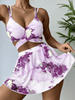 50% OFF | Jolene | Marble print 3-piece bikini set