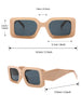 50% OFF | MetroFrame | Fashion glasses with square frame