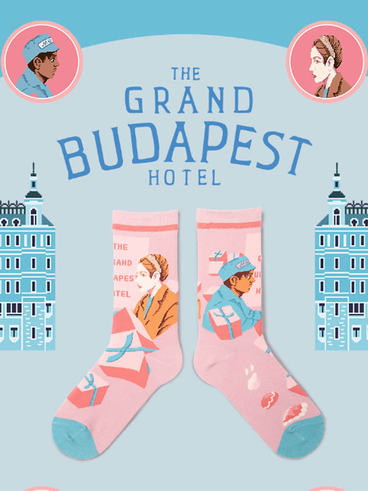 Cartoon Pattern Mid-Calf Socks