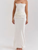 Ivory Strapless Corset Dress