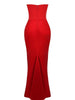 Scarlet Strapless Corset Maxi Dress