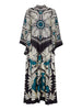 Magnifico Printed Maxi Dress - Black