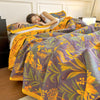 Floral Cotton Muslin Blanket