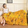 Floral Cotton Muslin Blanket