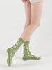 Patchwork Flower Crystal Socks