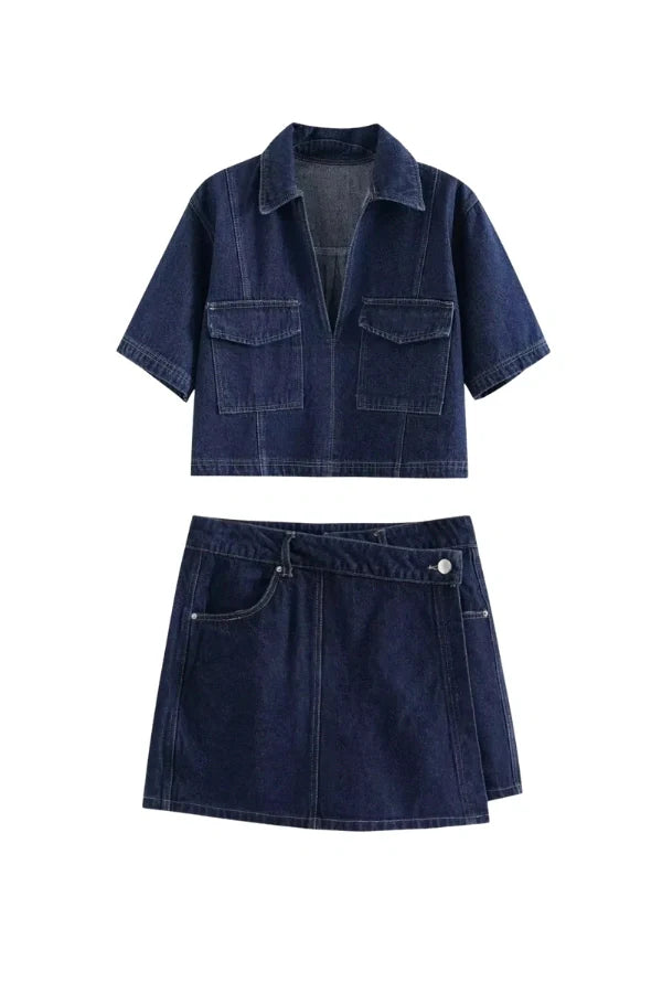 Gretta Denim Set