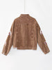 Game Day Rugby Sequined Single Breasted Jacket