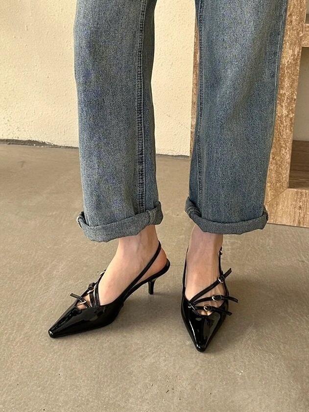 Strapless High Heels Mary Jane Shoes