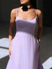 Flounce Bustier Maxi Dress