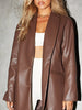 Chocolate Oversized Blazer