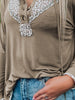 Leopard-Print Paneled Pullover Hoodie