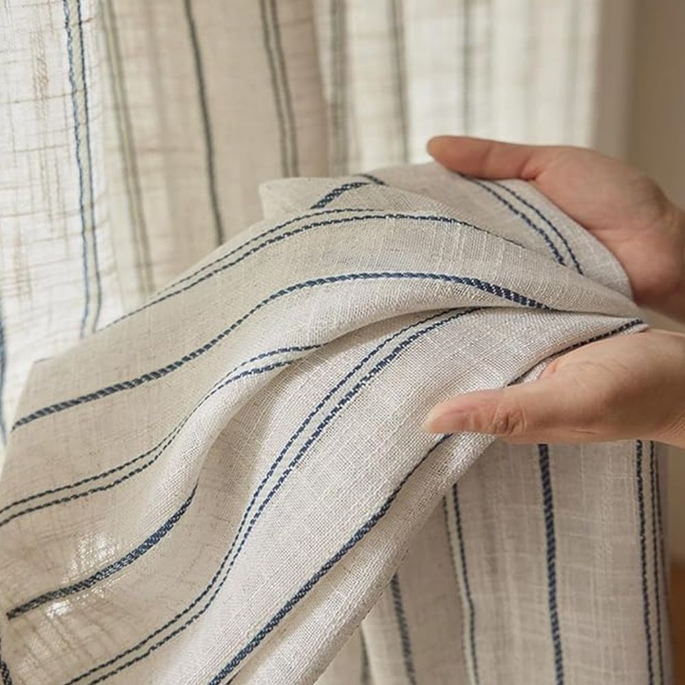 Soft Flow Vertical Stripe Curtain